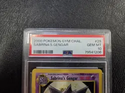 2000 Pokemon Gym Challenge SABRINA'S GENGAR #29: PSA 10 Gem Mint - Image 5