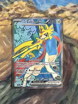 Pokemon TCG Hop's Zacian ex Ultra Rare Journey Together 176/159 - Image 1