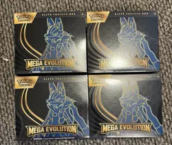 POKEMON MEGA EVOLUTION ETB ELITE TRAINER BOX **LOT OF 4 **MEGA LUCARIO **SEALED - Image 1