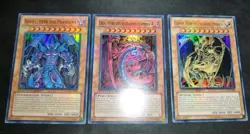 Yu-Gi-Oh! LC02-DE Gotterkarten - Hamon - Uria Raviel - Sammlung Set - Near Mint - Image 1