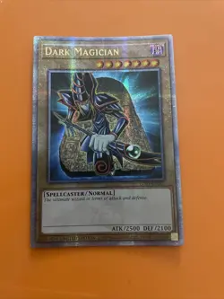 YUGIOH! Dark Magician 25th Quarter Century Secret Rare LIMITED ED LC01-EN005 - Image 1