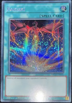 Raigeki - MP24-EN056 - Secret Rare - 1st Edition - YuGiOh - Image 1