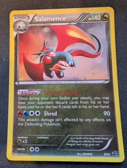 Salamence 8/20 Dragon Vault Holo Pokemon Card | NM - Image 1
