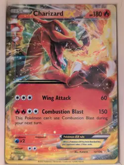 Pokemon TCG Charizard EX Flashfire 2014 Holo Rare Card 12/106 XY - Image 1