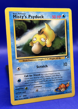2000 Pokemon Card Gym Heroes Misty's Psyduck 54/132 LP - Image 3