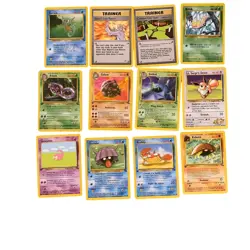 Lot of 12 Pokemon TCG Excellent Fossil Trading Card Game Base Set 1999-2000 - Image 1