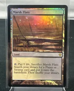 Magic The Gathering: Marsh Flats Zendikar Foil Card - MF Foil - Image 1