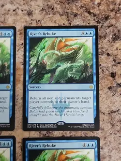 RIVER'S REBUKE X4 Ixalan XLN Magic MTG MINT CARD - Image 4