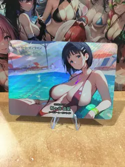 Waifu CCG Goddess Story Double Sided Anime Card Waifu Card Holo Sword Art Online - Image 1