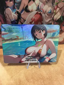 Waifu CCG Goddess Story Double Sided Anime Card Waifu Card Holo Sword Art Online - Image 2