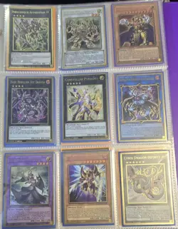 Yugioh TCG Card Lot 1st Edition Ultra Gold Rare Binder Collection 63 Cards NM /M - Image 1