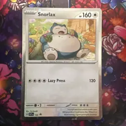 Pokemon TCG - Snorlax - 122 - SV: Scarlet & Violet Promo Cards - Cosmo Holo NM/M - Image 1