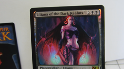 Liliana of the Dark Realms MTG Magic the Gathering Foil Card w/ Emblem - Image 2