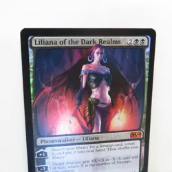 Liliana of the Dark Realms MTG Magic the Gathering Foil Card w/ Emblem - Image 3