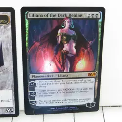 Liliana of the Dark Realms MTG Magic the Gathering Foil Card w/ Emblem - Image 5
