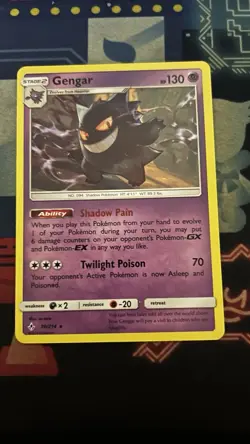 Gengar 70/214 Rare SM - Unbroken Bonds Pokemon Card NM Non Holo - Image 1