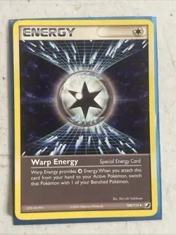 Pokemon EX Unseen Forces 100/115 Card - Warp Energy - Image 1
