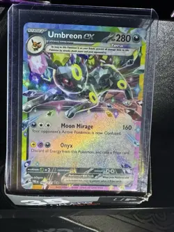 Pokemon TCG Umbreon EX 60/131 Double Rare Holo Card Prismatic Evolutions Mint - Image 1