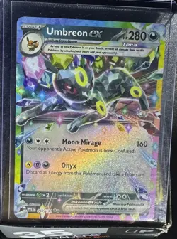 Pokemon TCG Umbreon EX 60/131 Double Rare Holo Card Prismatic Evolutions Mint - Image 2