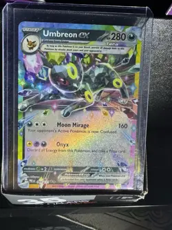 Pokemon TCG Umbreon EX 60/131 Double Rare Holo Card Prismatic Evolutions Mint - Image 3