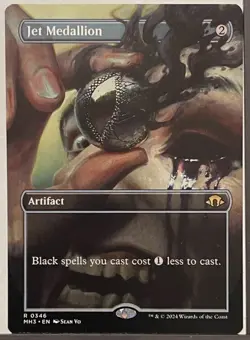 Jet Medallion Borderless - Modern Horizons 3 MTG Magic the Gathering - Image 1