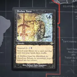 Magic x1 Profane Tutor (Retro Frame) Modern Horizons 2 (Rare 401) (Near Mint!) - Image 1