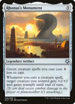 Rhonas's Monument, mtg, Game Night, Uncommon, Near Mint - Image 1