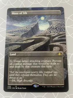 Maze of Ith (Borderless) - Dominaria Remastered English MTG NM Rare - Image 1