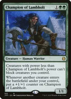 Champion of Lambholt Jumpstart Rare NM Magic: The Gathering 383 Normal - Image 1