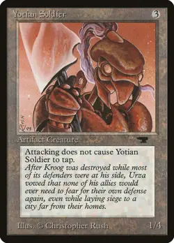Yotian Soldier Antiquities Common NM Magic: The Gathering Normal - Image 1
