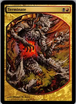 Terminate Magic Player Rewards Promo LP Magic: The Gathering 9 Normal - Image 1