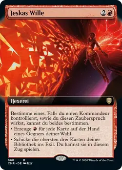 Jeskas Wille / Jeska's Will - COMMANDER LEGENDS Extra - deutsch (nm +) Rare - Image 1
