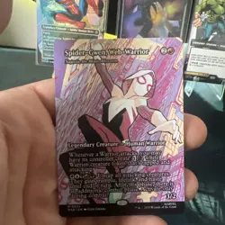 Spider-Gwen, Web-Warrior - Najeela, the Blade-Blossom (Borderless) Regular - Image 3