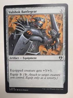 Vulshok Battlegear [Commander Masters] Magic MTG CMM - Image 1