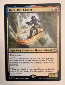 Kaza, Roil Chaser #232 (NM) Thunder Junction OTC Magic MTG - Image 1