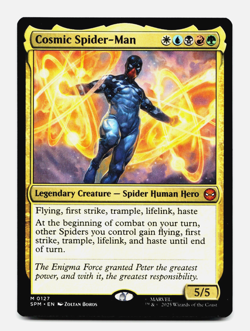 Cosmic Spider-Man [Marvel's Spider-Man] MTG Magic NM/M ⚪💧💀🔥🌳 - Image 1