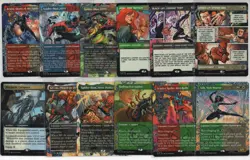 Magic The Gathering Spider Man Over 50 Different Rare Mythic Promo NON FOIL Lot - Image 3