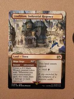 MTG Lindblum, Industrial Regency (Borderless) x1 NM from Final Fantasy - Image 1