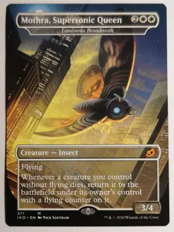 Luminous Broodmoth Mothra, Supersonic Queen Mtg NM - Image 1