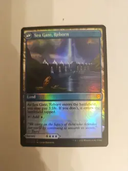 Mtg Zendikar Rising Sea Gate Restoration Sea Gate, Reborn *FOIL* (Never Played) - Image 2
