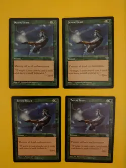 MTG Playset serene heart. Mirage instant 4 cards as pics - Image 1