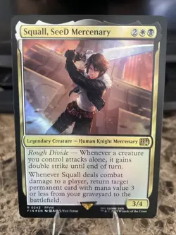 Squall, Seed Mercenary Foil Card Magic the Gathering Final Fantasy - Image 1