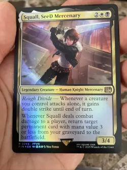 Squall, Seed Mercenary Foil Card Magic the Gathering Final Fantasy - Image 2