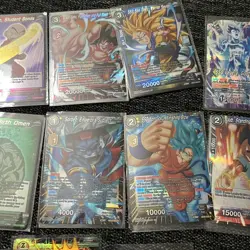 Dragon Ball Super Card Game Lot 18+ Cards Holo Foil Goku Vegeta Cell Bandai TCG - Image 3