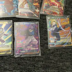 Dragon Ball Super Card Game Lot 18+ Cards Holo Foil Goku Vegeta Cell Bandai TCG - Image 5