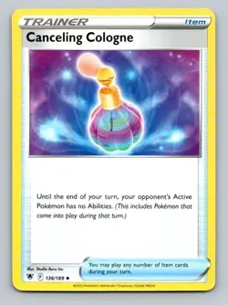2022 Pokemon Card Astral Radiance Canceling Cologne 136/189 - Image 1