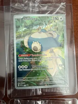 Pokemon TCG Snorlax 051 SV Scarlet & Violet 151 Promo Card Sealed Lot Of 4 - Image 3