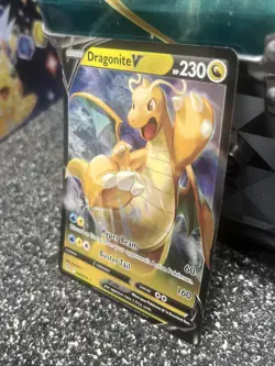 Pokemon TCG Dragonite v Full Art Holo Ultra Rare Card 049/078 Mint Condition - Image 2