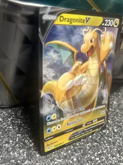 Pokemon TCG Dragonite v Full Art Holo Ultra Rare Card 049/078 Mint Condition - Image 3