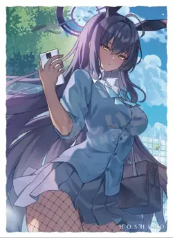 Blue Archive Karin doujin Card Sleeve Protector - Image 1